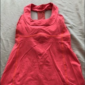 Lululemon t strap work out tank
